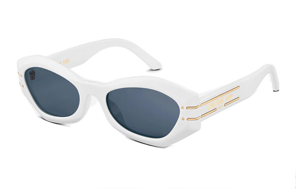 Dior Signature B1U Irregular White Sunglasses. DSGTB1UXR-50B0 圖 2
