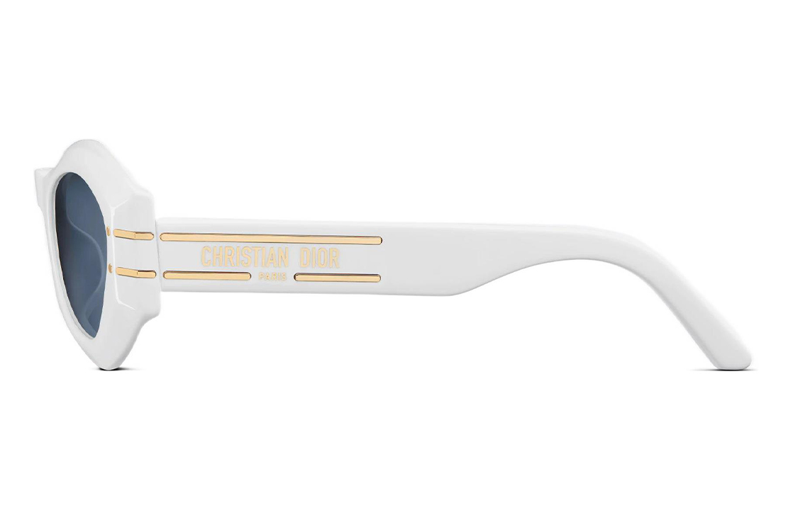 Dior Signature B1U Irregular White Sunglasses. DSGTB1UXR-50B0 圖 3