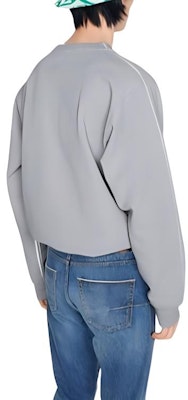 ディオール シグネチャー グラフィティプリント オーバーサイズ スウェットシャツ グレー 033J604B-0531-800 Details for ディオール シグネチャー グラフィティプリント オーバーサイズ スウェットシャツ グレー 033J604B-0531-800