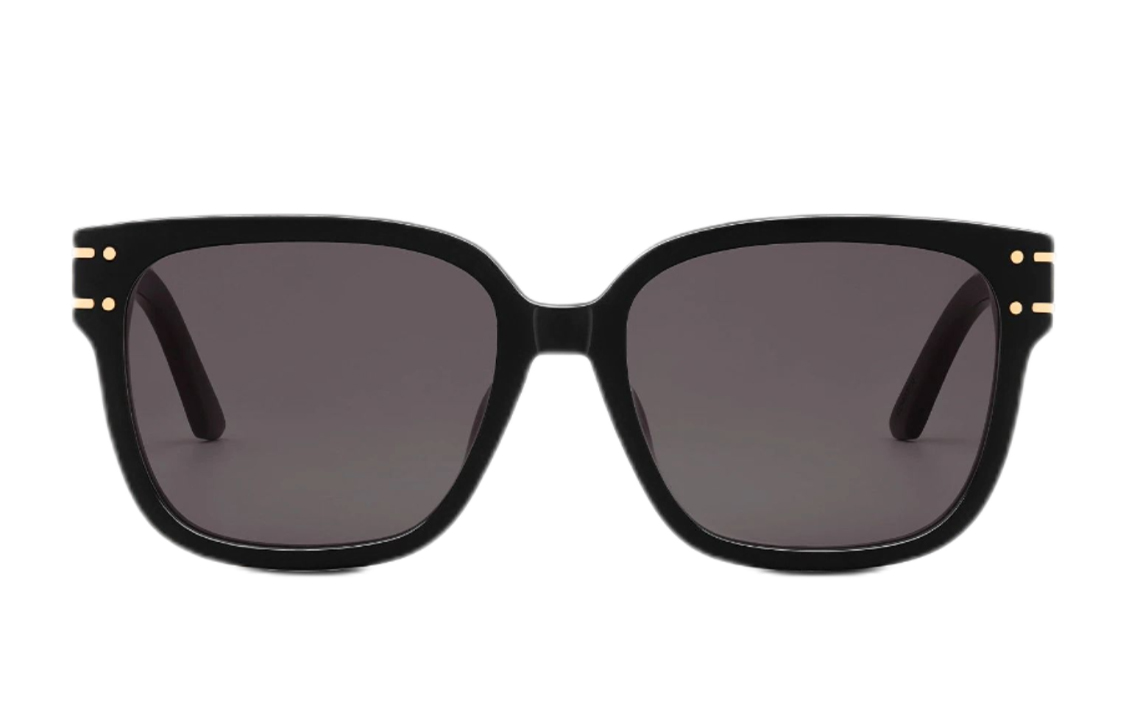 Lookbook Dior Signature S7F 方形墨镜 黑色 中性 经典字母镜腿 DSGTS7FXR-10A0