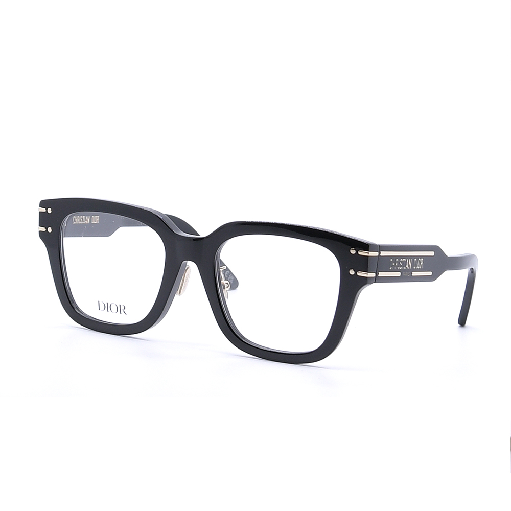 DIOR Signatureo S5F Square Optical Glasses Unisex Black Frame DIORSIGNATUREO-S5F