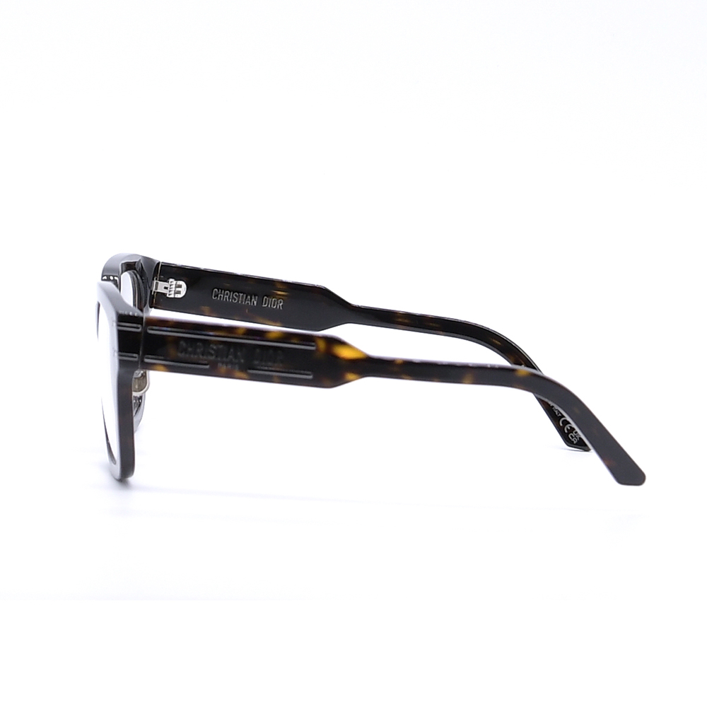Sizing DIOR Signatureo S5F Square Optical Glasses Unisex Black Frame DIORSIGNATUREO-S5F