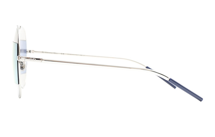 Dior Silver Aviator Sunglasses with Mirrored Lens. DIORSPLIT1010/3J5914 圖 4