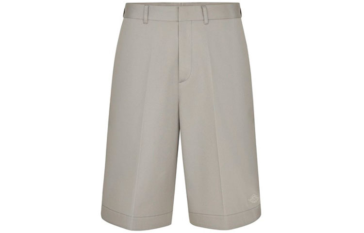 DIOR Silver Unisex Straight-Cut Casual Shorts 033C101A4120-C880