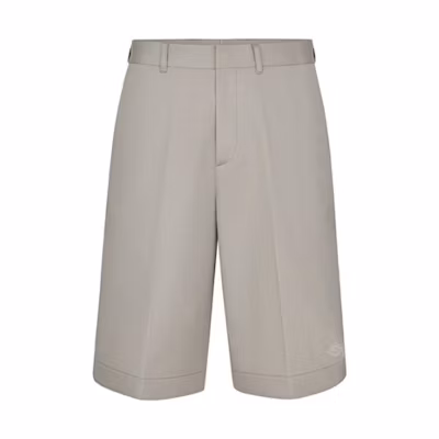 DIOR Silver Unisex Straight-Cut Casual Shorts 033C101A4120-C880