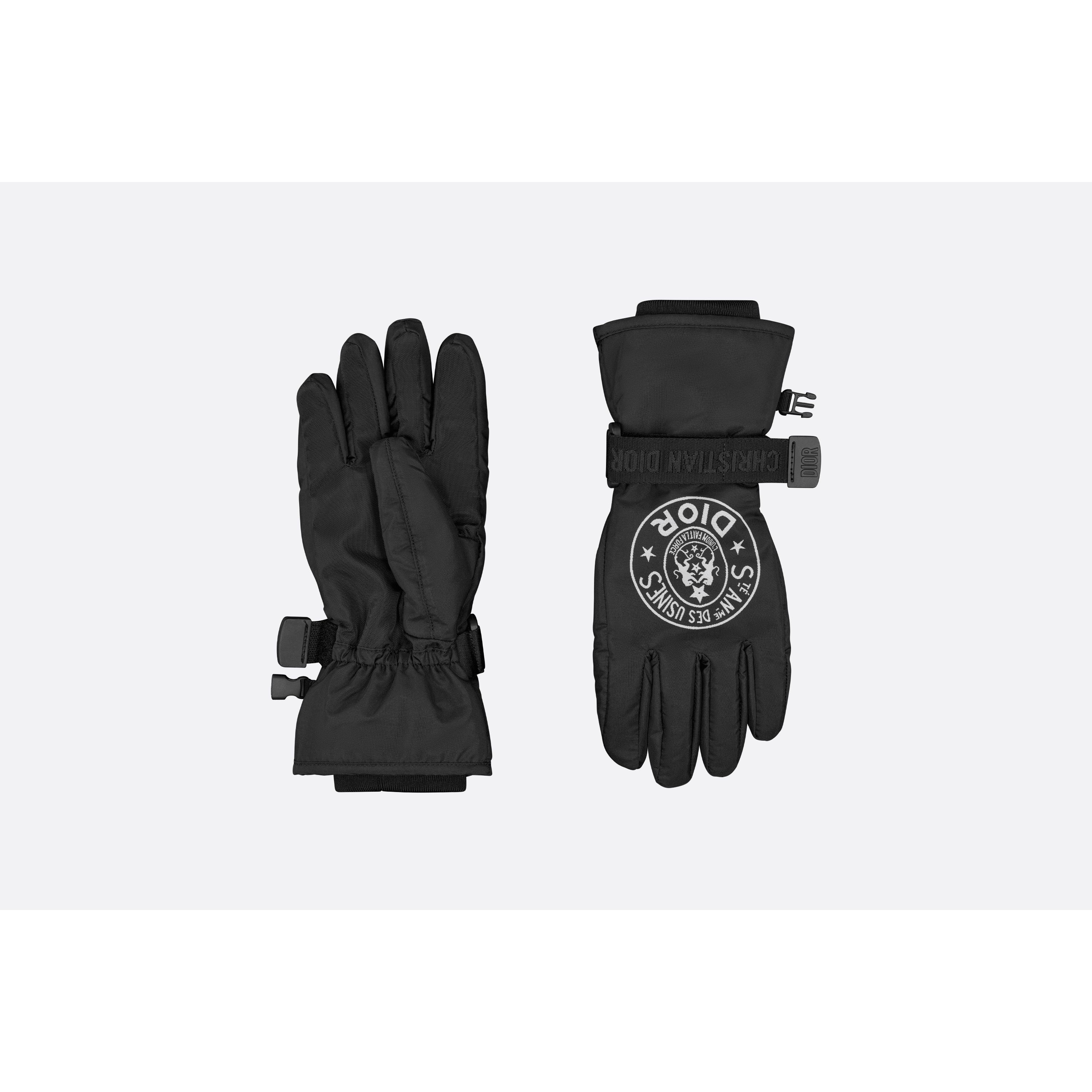 Shop 디올 스키 글러브 스플릿 핑거 디자인 34GLO751G901_C900