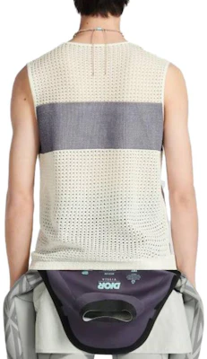 DIOR Tank Top Pria Putih Tanpa Lengan Loose Fit. 393M650AT562C088 Purchase DIOR Tank Top Pria Putih Tanpa Lengan Loose Fit. 393M650AT562C088