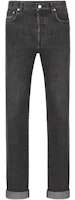 DIOR Slim Fit Grey Jeans with Contrast Stitching. 193DS00B218X-C830 DIOR Slim Fit Grey Jeans with Contrast Stitching. 193DS00B218X-C830