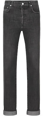 DIOR Slim Fit Grey Jeans with Contrast Stitching. 193DS00B218X-C830 Buy DIOR Slim Fit Grey Jeans with Contrast Stitching. 193DS00B218X-C830
