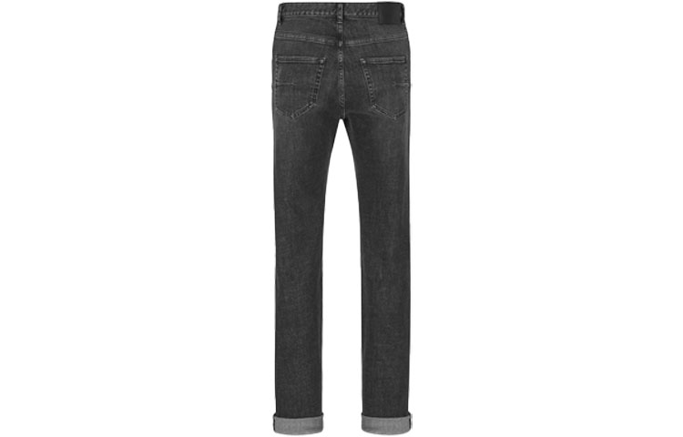Lookbook DIOR Jeans Slim Fit Grises con Costuras en Contraste. 193DS00B218X-C830