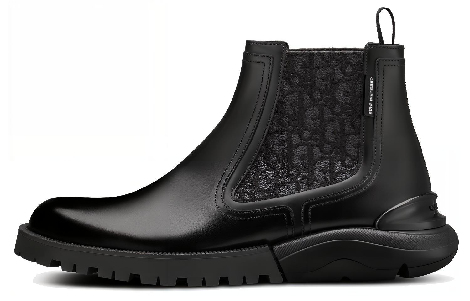 Dior Smooth Calfskin Ankle Boot 'Black' 3BO244ZGB_H969