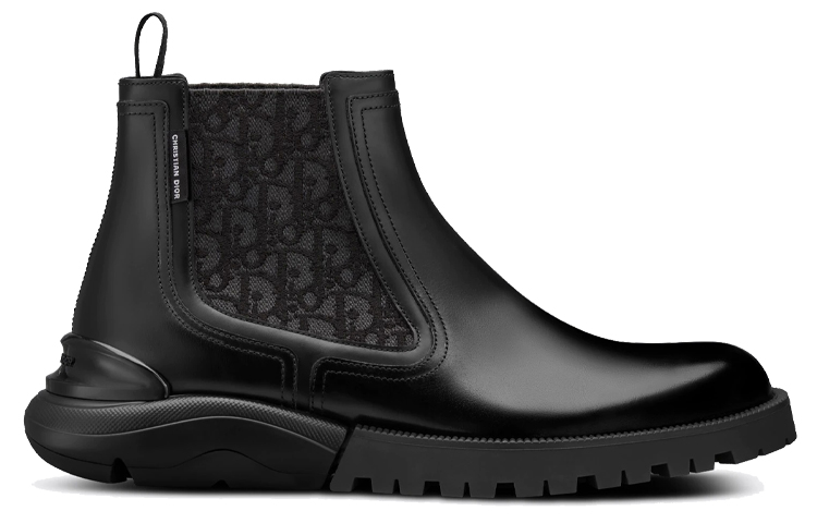 Order Bota Tobillera Dior de Piel Lisa 'Negra' 3BO244ZGB_H969