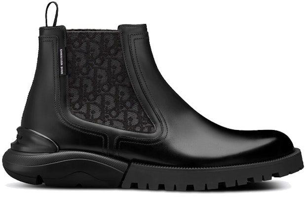 Dior Boot Kulit Anak Sapi Hitam 3BO244ZGB_H969 Order Dior Boot Kulit Anak Sapi Hitam 3BO244ZGB_H969