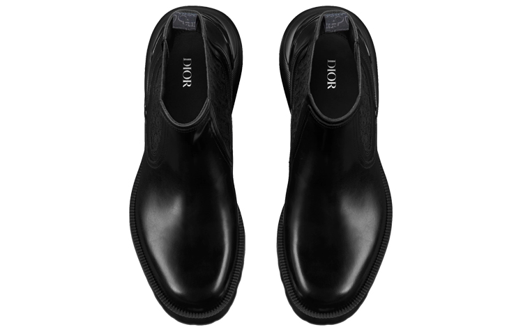 Purchase Bottes Cheville Dior en Cuir Lisse ''Noir'' 3BO244ZGB_H969