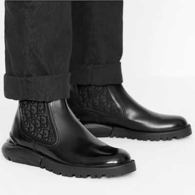 Dior Boot Kulit Anak Sapi Hitam 3BO244ZGB_H969 Details for Dior Boot Kulit Anak Sapi Hitam 3BO244ZGB_H969