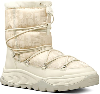 Dior Snow Sepatu Boot Tergelincir 'Abu Putih' 3BO267ZLP_H060 Lookbook Dior Snow Sepatu Boot Tergelincir 'Abu Putih' 3BO267ZLP_H060