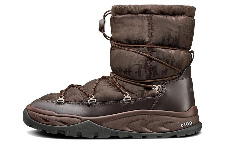 Dior Snow Calfskin 'Stylish All-Match Outdoor Snow Boot Brown' 3BO267ZLP_H769