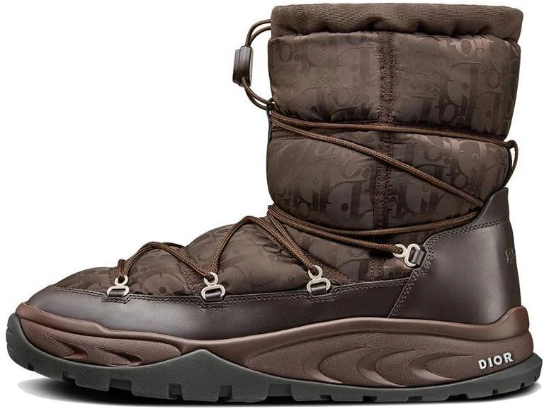 dior-snow-calfskin-stylish-all-match-outdoor-snow-boot-brown-3-bo-267-zlp-h769