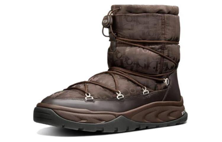 Lookbook Dior Snow Calfskin ''Botte Neige Style Polyvalent Outdoor Marron'' 3BO267ZLP_H769