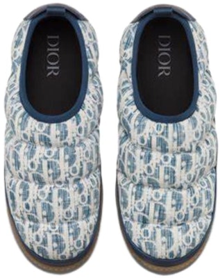 디올 스노우 슬리퍼 "퀼팅 디올 오블리크 - 블루" 3SA089ZLA-H560 Lookbook 디올 스노우 슬리퍼 "퀼팅 디올 오블리크 - 블루" 3SA089ZLA-H560