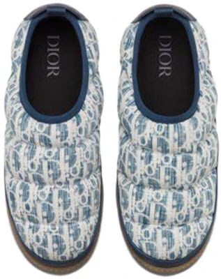 Dior Snow Slipper ''Gestikt Dior Oblique - Blauw'' 3SA089ZLA-H560 Lookbook Dior Snow Slipper ''Gestikt Dior Oblique - Blauw'' 3SA089ZLA-H560