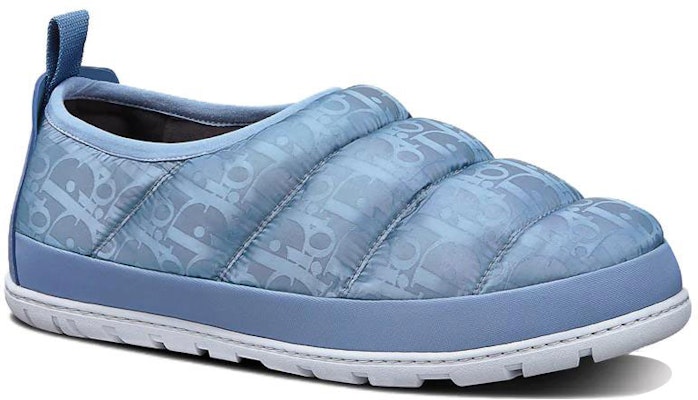 Dior Snow Slipper 'Quilted Dior Oblique - Slate Blue' 3SA089ZHN_H500 Lookbook Dior Snow Slipper 'Quilted Dior Oblique - Slate Blue' 3SA089ZHN_H500