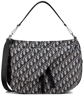 Dior Soft Saddle Bag Oblique Jacquard Beige/Black Buy Dior Soft Saddle Bag Oblique Jacquard Beige/Black