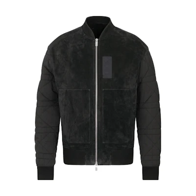 DIOR Solid Color Baseball Collar Zip-Up Casual Jacket 343L419A0714-C900
