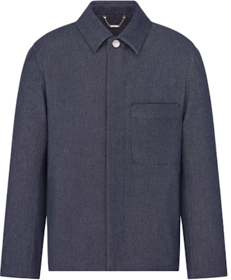 DIOR纯色长袖口袋夹克 - 蓝色 493C220A6241-C540 Buy DIOR纯色长袖口袋夹克 - 蓝色 493C220A6241-C540