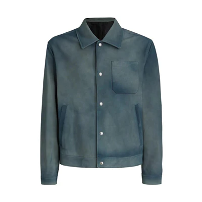DIOR Solid Color Single-Breasted Jacket - Blue 313L415A0665585
