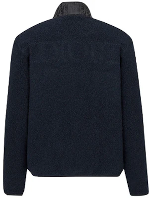 DIOR纯色拉链夹克-海军蓝 113J405A0678_C585 Lookbook DIOR纯色拉链夹克-海军蓝 113J405A0678_C585