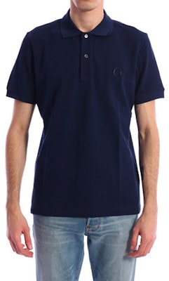 DIOR Solid Cotton Short-Sleeve Polo Shirt in Navy Blue 013J800A0373-C585 Lookbook DIOR Solid Cotton Short-Sleeve Polo Shirt in Navy Blue 013J800A0373-C585