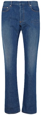 DIOR Solid Stretch Cotton Casual Jeans - Blue 863DS13K0573-530 Buy DIOR Solid Stretch Cotton Casual Jeans - Blue 863DS13K0573-530