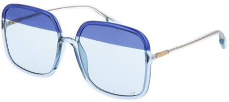DIOR Sostellaire1 Oversized Square Sunglasses Blue Unisex Couple Style. SOSTELLAIRE1-ZX9UY DIOR Sostellaire1 Oversized Square Sunglasses Blue Unisex Couple Style. SOSTELLAIRE1-ZX9UY