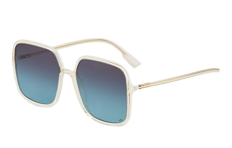 Dior Sostellaire 1 Square Metal Sunglasses for Men Grey Blue Gradient SOSTELLAIRE1-40G1I 圖 2