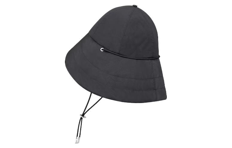 Shop DIOR Topi Nelayan Hitam Sou''wester Drawstring Polyester Pria. 343C906A5966-C900