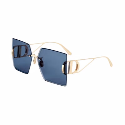 Dior Square Sunglasses Gold/Blue (30MONTAIGNE S7U)