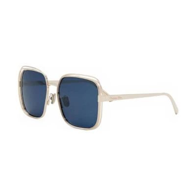 DIOR Square Sunglasses Gold Unisex with Logo Detail for Couples. FILDIORS1U-B0B0