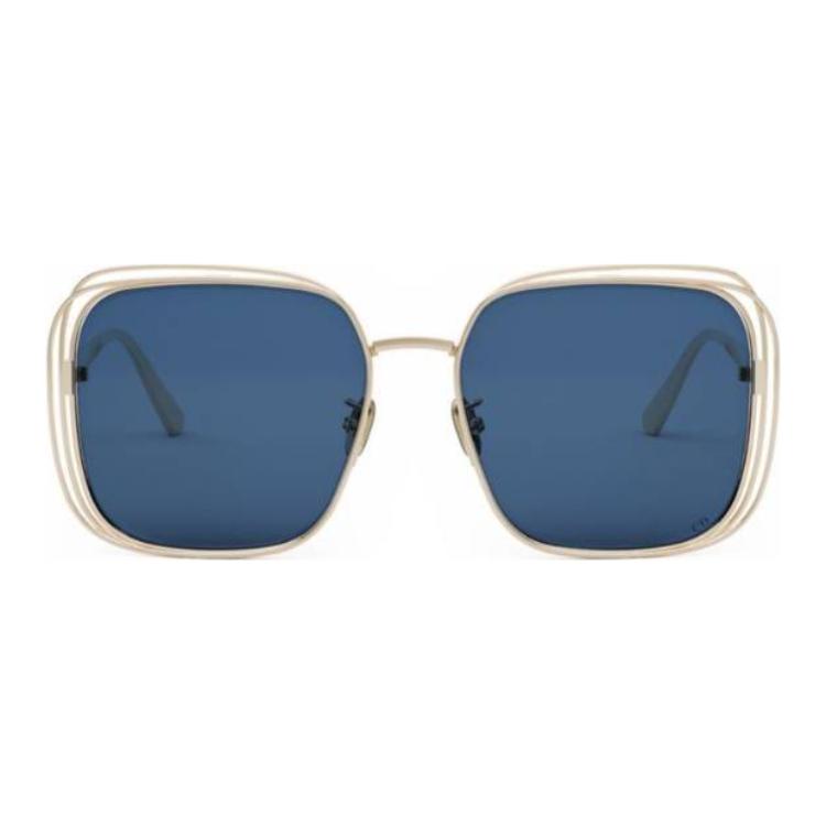 DIOR Square Sunglasses Gold Unisex with Logo Detail for Couples. FILDIORS1U-B0B0 圖 3