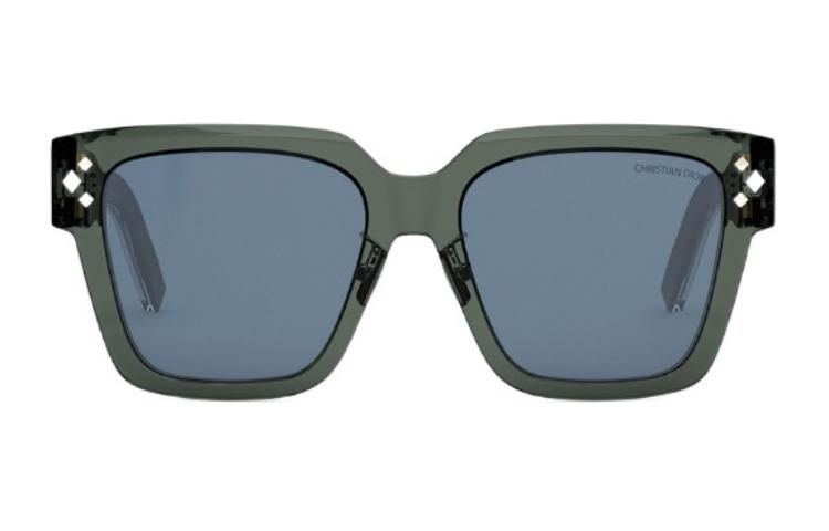 DIOR Square Sunglasses Unisex Couple Style Green with Logo Temples. CD Diamond S3F 圖 3