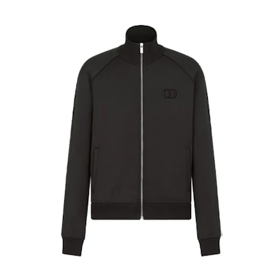 DIOR SS21 Black Solid Color Casual Sports Jacket 113J201A0631-C900