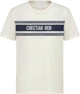 ディオール SS21 クリスチャンディオール ロゴ コットン クルーネック Tシャツ ユニセックス ホワイト 143T04A4043-X0200 Order ディオール SS21 クリスチャンディオール ロゴ コットン クルーネック Tシャツ ユニセックス ホワイト 143T04A4043-X0200