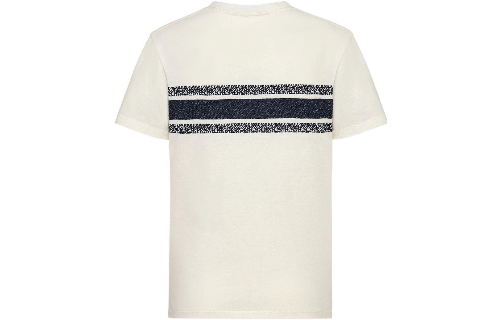 Lookbook ディオール SS21 クリスチャンディオール ロゴ コットン クルーネック Tシャツ ユニセックス ホワイト 143T04A4043-X0200