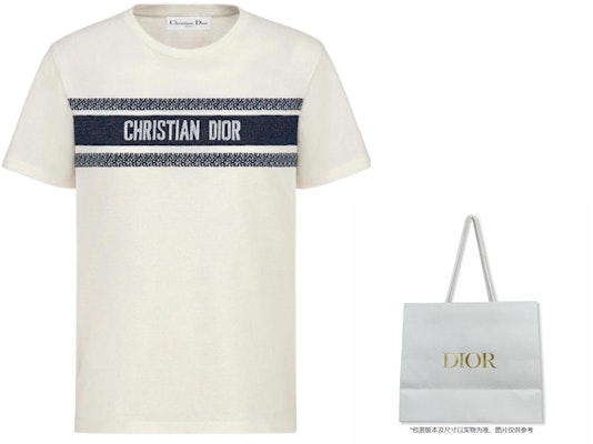 ディオール SS21 クリスチャンディオール ロゴ コットン クルーネック Tシャツ ユニセックス ホワイト 143T04A4043-X0200 Shop ディオール SS21 クリスチャンディオール ロゴ コットン クルーネック Tシャツ ユニセックス ホワイト 143T04A4043-X0200