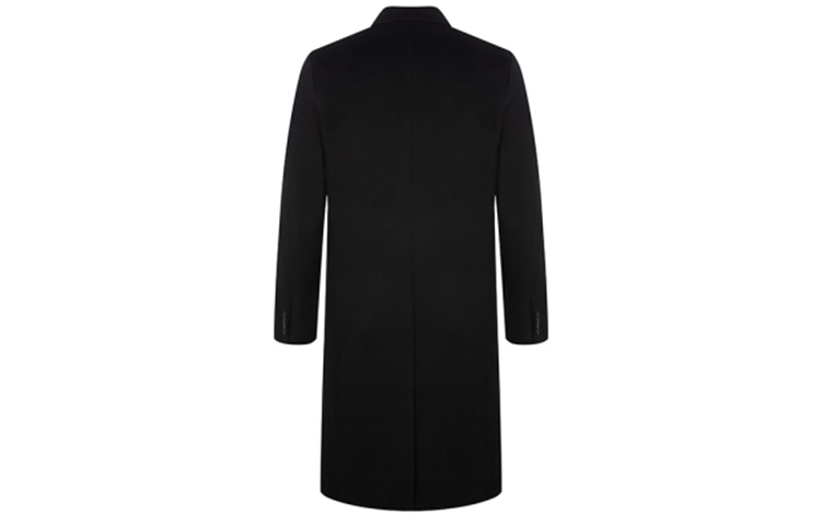 Lookbook DIOR SS21 Classic Badge Button Double-Breasted Mid-Length Coat Black Men 013C302A3225-C900