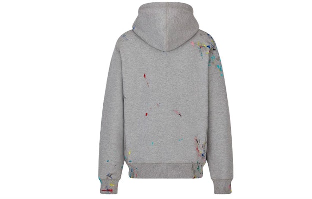 DIOR SS21 灰色印花純棉寬鬆連帽上衣 男款 183J688A0531-C889 Lookbook DIOR SS21 灰色印花純棉寬鬆連帽上衣 男款 183J688A0531-C889