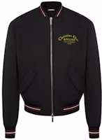 DIOR SS21 Logo Letter Pattern Zip Jacket Black 733C454W9338-C972 DIOR SS21 Logo Letter Pattern Zip Jacket Black 733C454W9338-C972