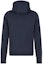 Lookbook DIOR SS21 Navy Blue Cotton Blend Loose Fit Knit Zip-Up Hoodie 113M221AT225-C585