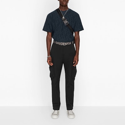 DIOR SS21 Oblique印花棉质T恤 深蓝色 113J692A0614-C540 Shop DIOR SS21 Oblique印花棉质T恤 深蓝色 113J692A0614-C540