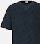 Sizing DIOR SS21 Oblique印花棉质T恤 深蓝色 113J692A0614-C540